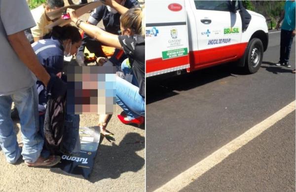 Mulher Fica Gravemente Ferida Ap S Pneu De Moto Estourar Na Br