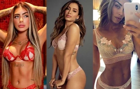 Famosas que já foram clicadas em fotos sensuais de lingerie