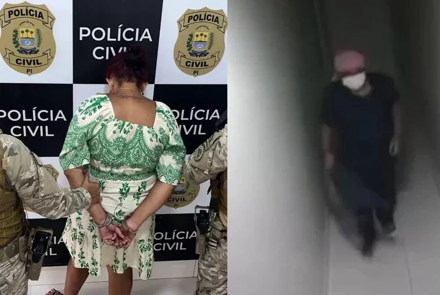 Vídeo mostra momento em que mulher invade casa de professor e furta R