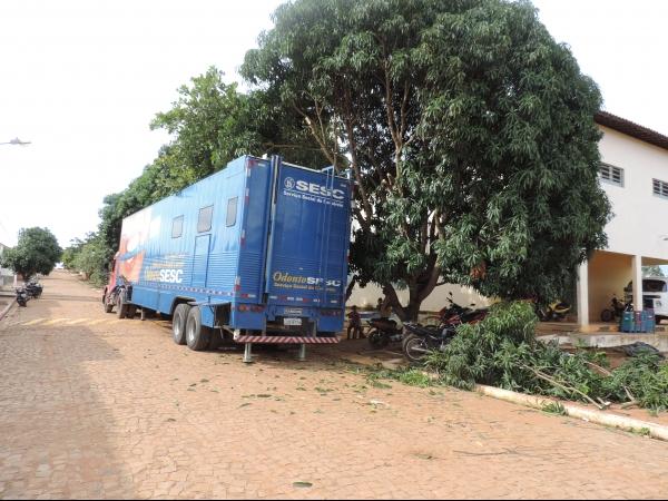 Chegou em Barra D’Alcântara o caminhão odontológico do projeto Odonto SESC. - Imagem 2