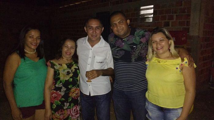 Everana, Vânia, Aristeu, Vereador Regis do Brejo e Joselândia (Crédito: Edilene Lima)