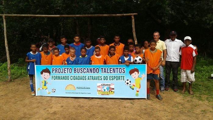 Escolinha de Futebol do Paiol do Rio (Crédito: Secretaria de Esportes)