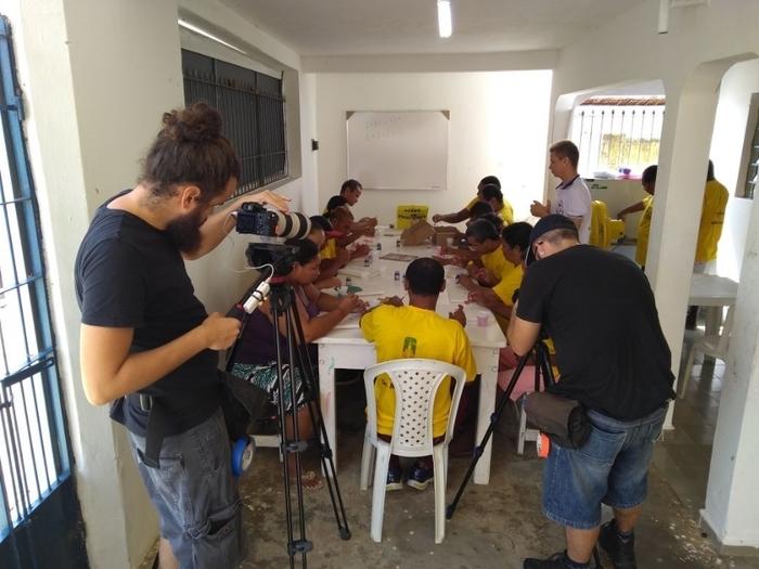 Equipe de Brasília gravou durante três dias no município (Crédito: Adriano Sousa)