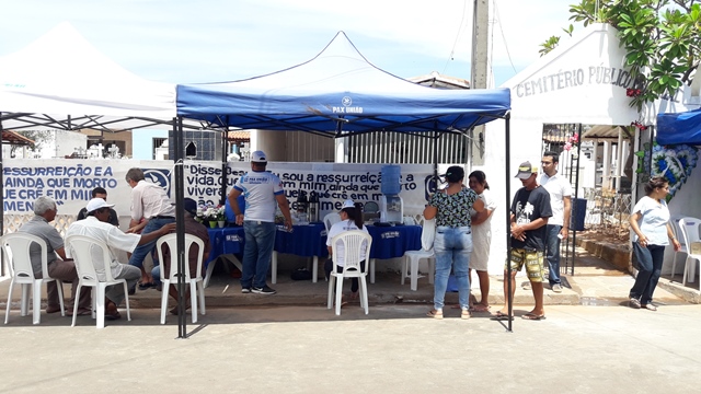 Dia de Finados em DEL – Visitantes foram surpreendidos nos cemitérios com organização, limpeza e missa. - Imagem 146