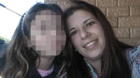 Neusimar e a filha Ana Julia