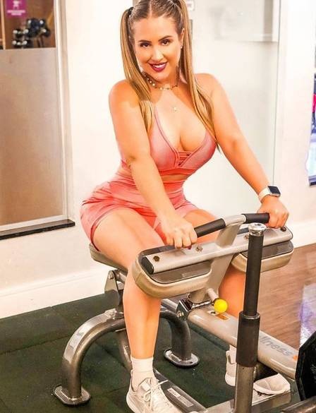 Patrícia quer ser musa fitness