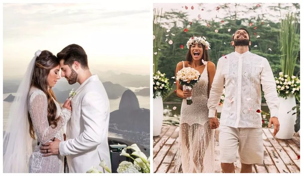 Romana e Alok oficializaram a união com duas cerimônias: Uma no Cristo Redentor e outro em Bali — Foto: Divulgação Romana e Alok oficializaram a união com duas cerimônias: Uma no Cristo Redentor e outro em Bali — Foto: Divulgação