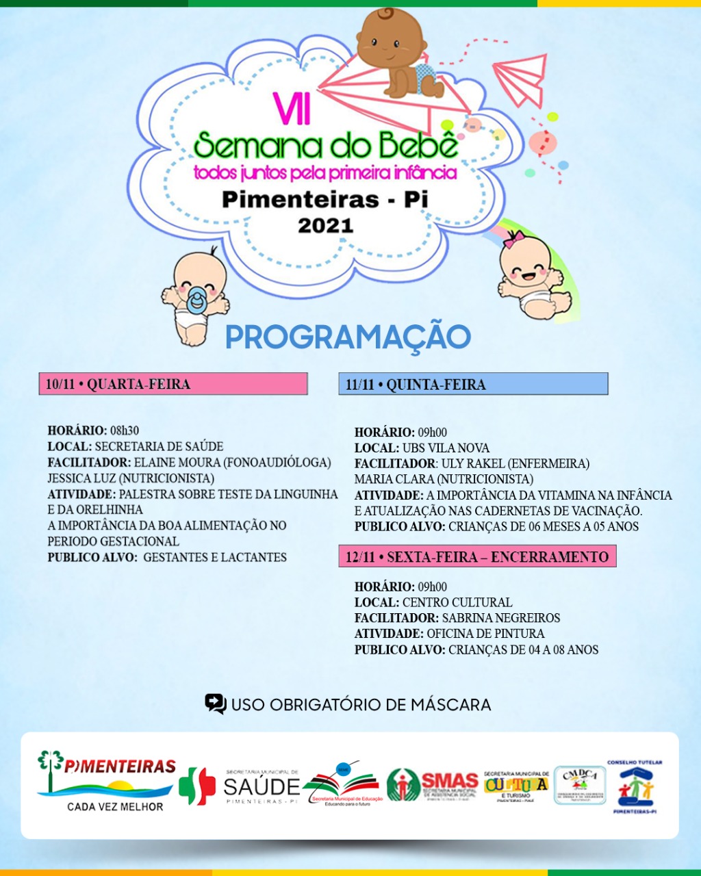 Prefeitura divulga programação da Semana do Bebê - Imagem 2