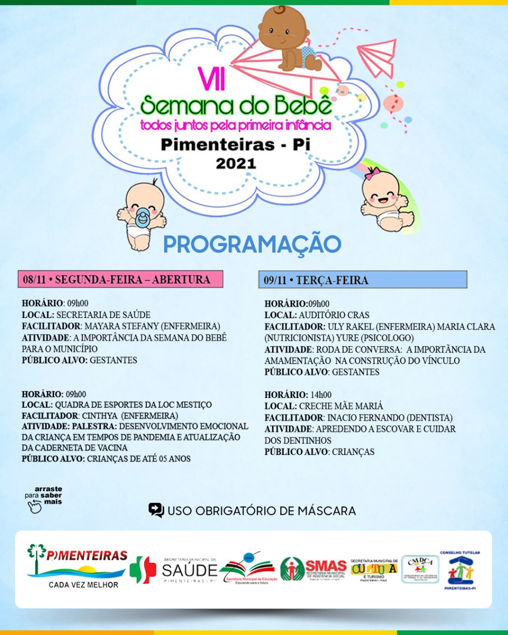 Prefeitura divulga programação da Semana do Bebê - Imagem 1