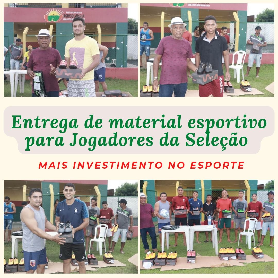 Prefeito Ítalo entrega material esportivo para os jogadores da Seleção - Imagem 1