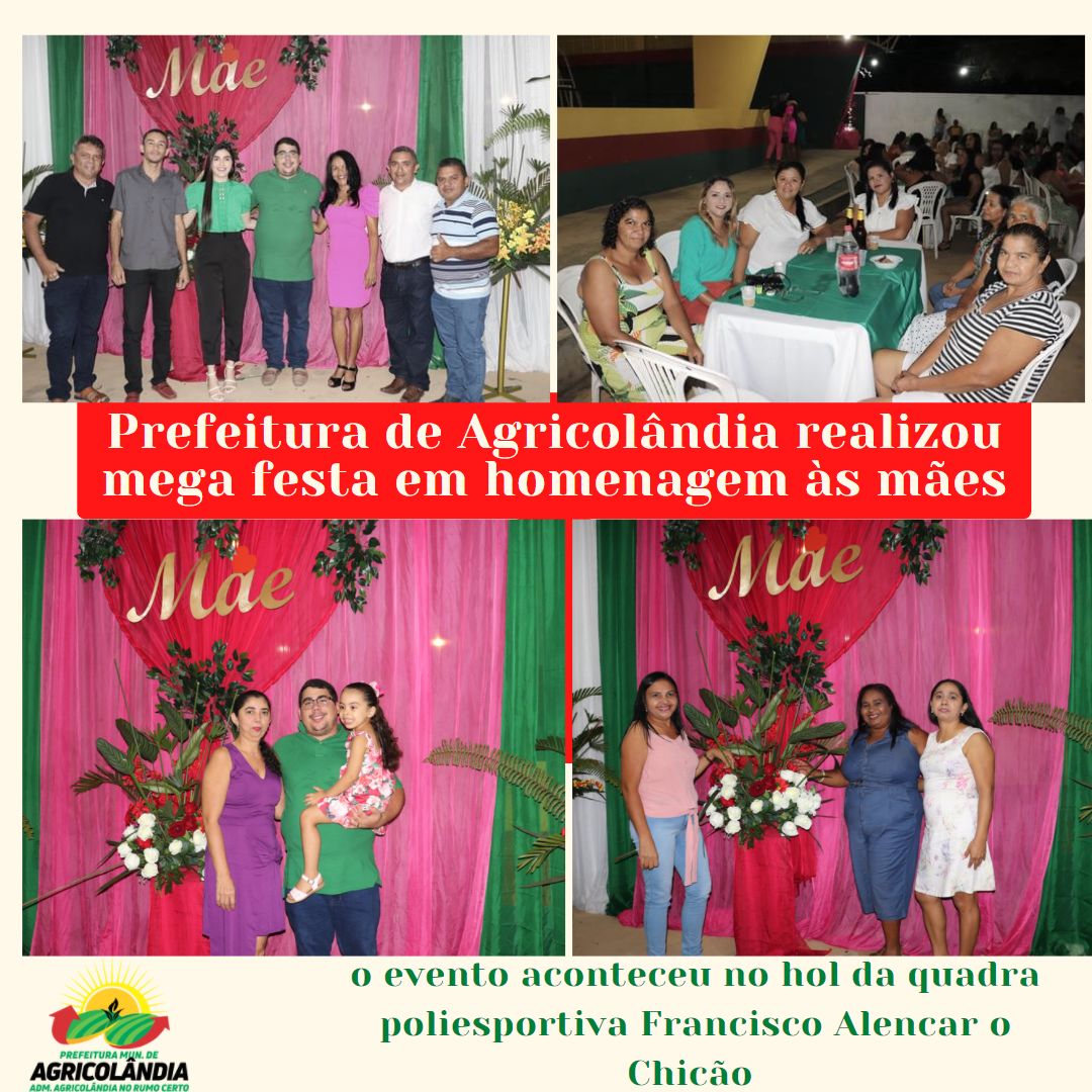 Prefeitura de Agricolândia realizou mega festa em homenagem às mães - Imagem 3