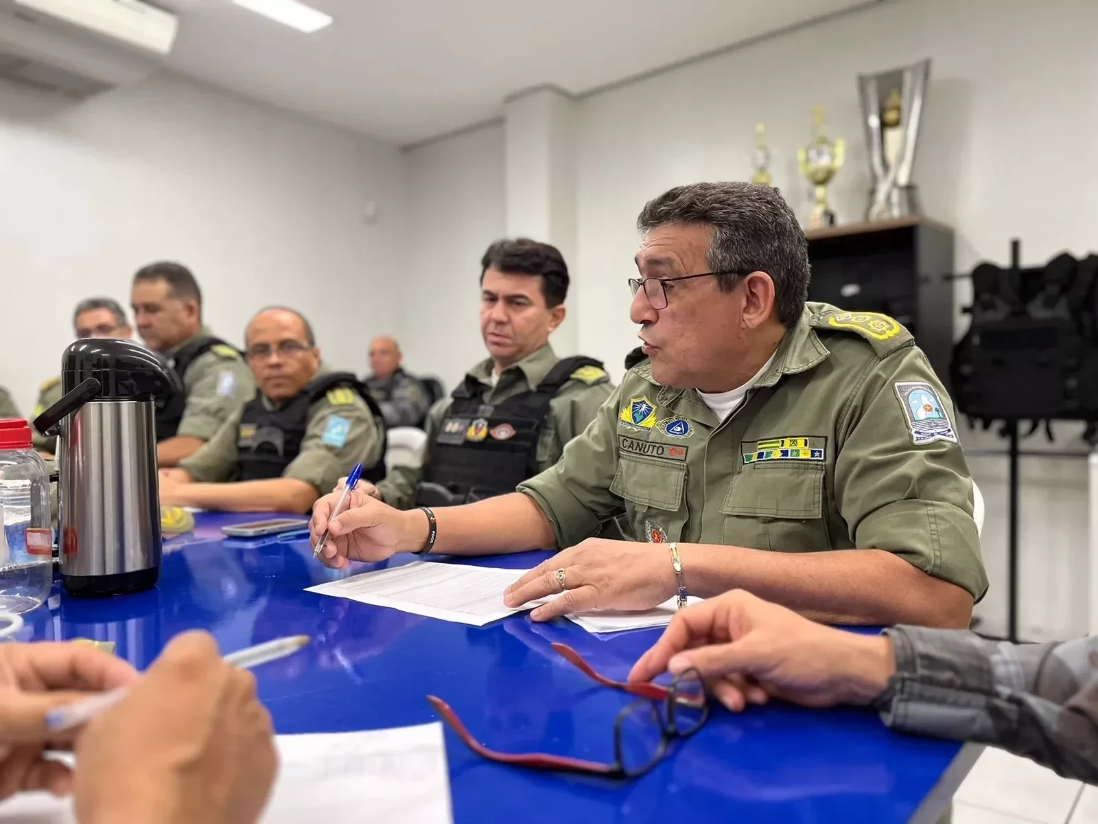 Mais de 400 policiais militares atuaro na segurana do Enem em todo o Piau - Foto: Ascom