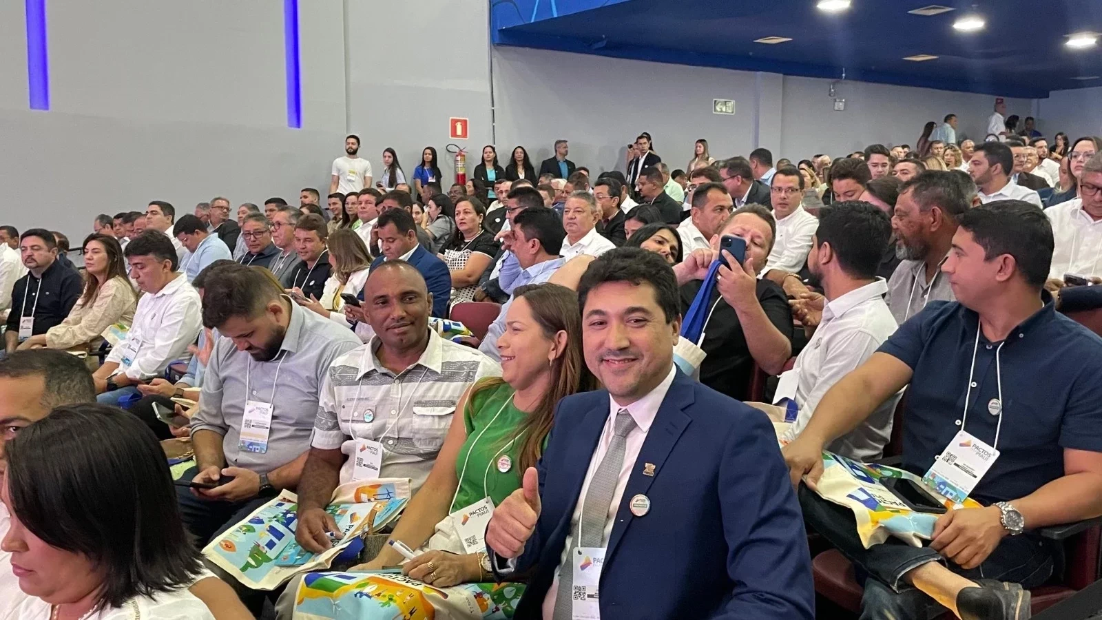 Encontro “Pactos pelo Piauí” reúne gestores municipais e demais autoridades em Teresina (Foto: Fabrício de Freitas)