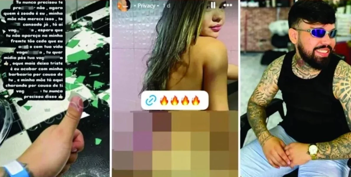 Montagem mostra o desabafo do empresário e as fotos dos envolvidos na polêmica | Reprodução/Instagram