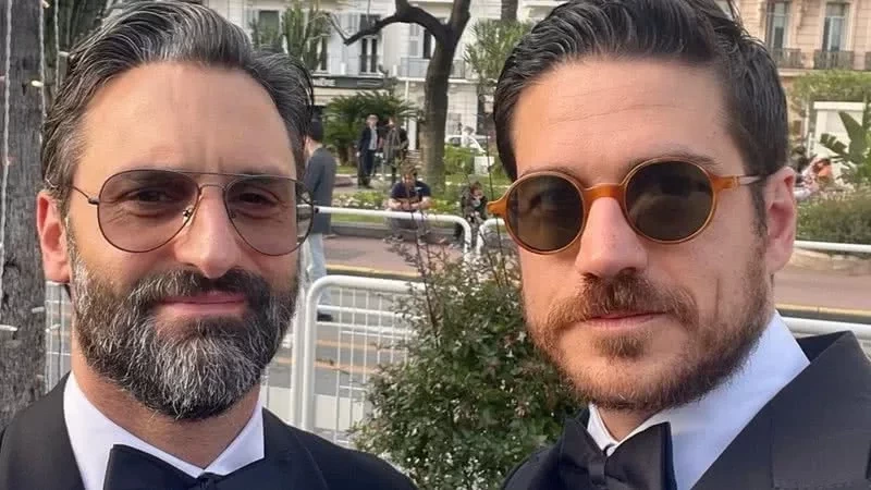 Marco Pigosi e o marido 