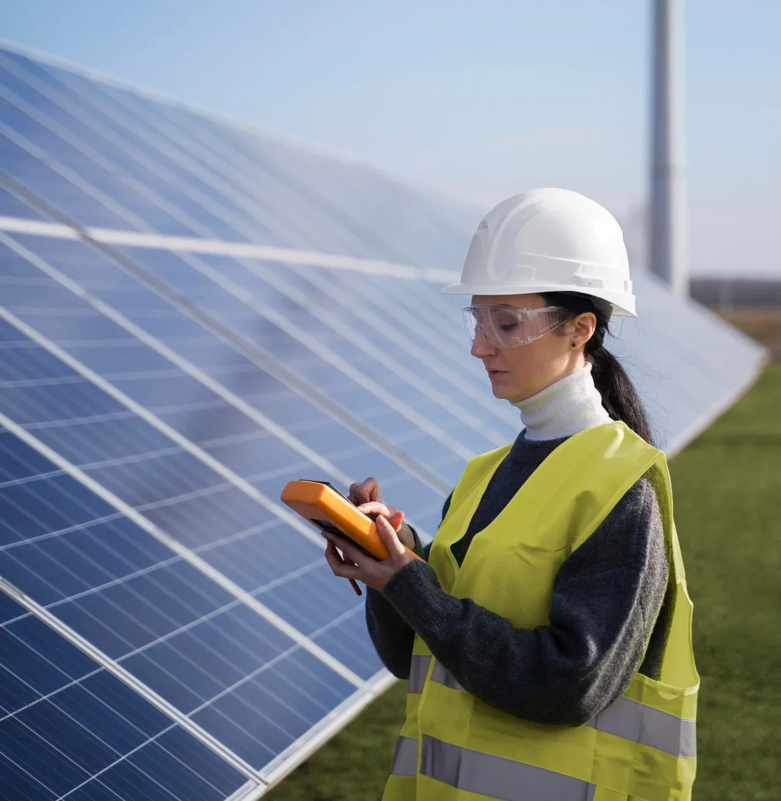 Profissional em área de produção de energia renovável - Foto: Divulgação/CITER