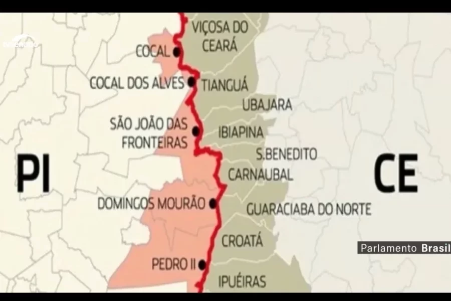 Novos estudos sobre a disputa territorial entre CE e Pi (Foto: TV Senado)