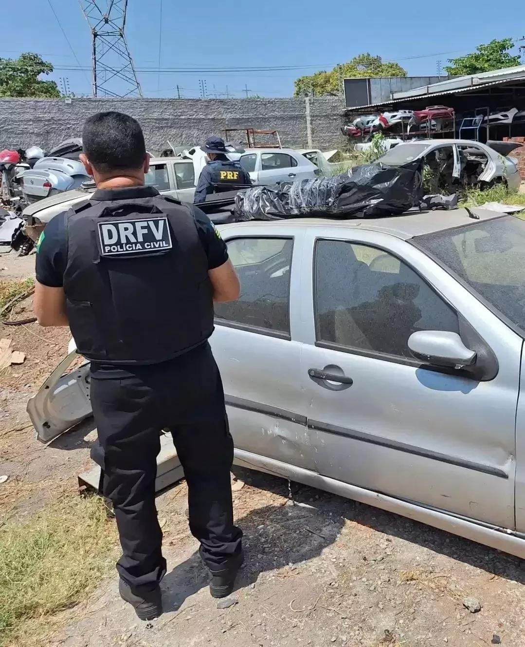 Operação contra loja de peças e sucata é deflagrada na zona sul de Teresina - Foto: Divulgação/SSP